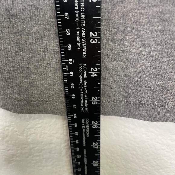 Aeropostale Womens Top Size L Y2K Light Gray Short Sleeve Pullover Casual - Picture 4 of 11